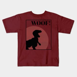 Dinosaur - Woof! Kids T-Shirt